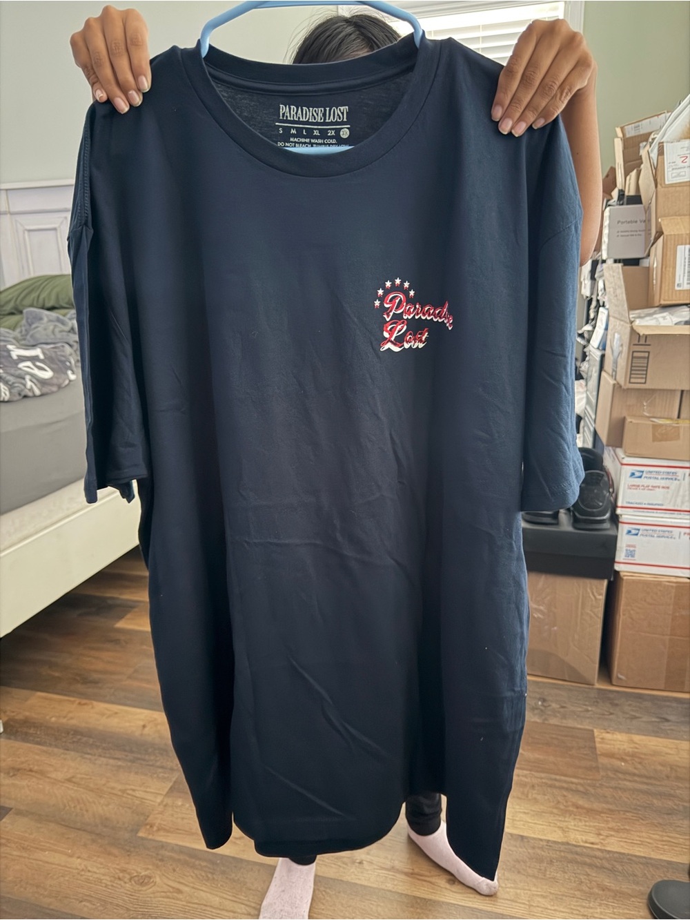 Men’s Navy Short Sleeve Graphic Tee Brand New